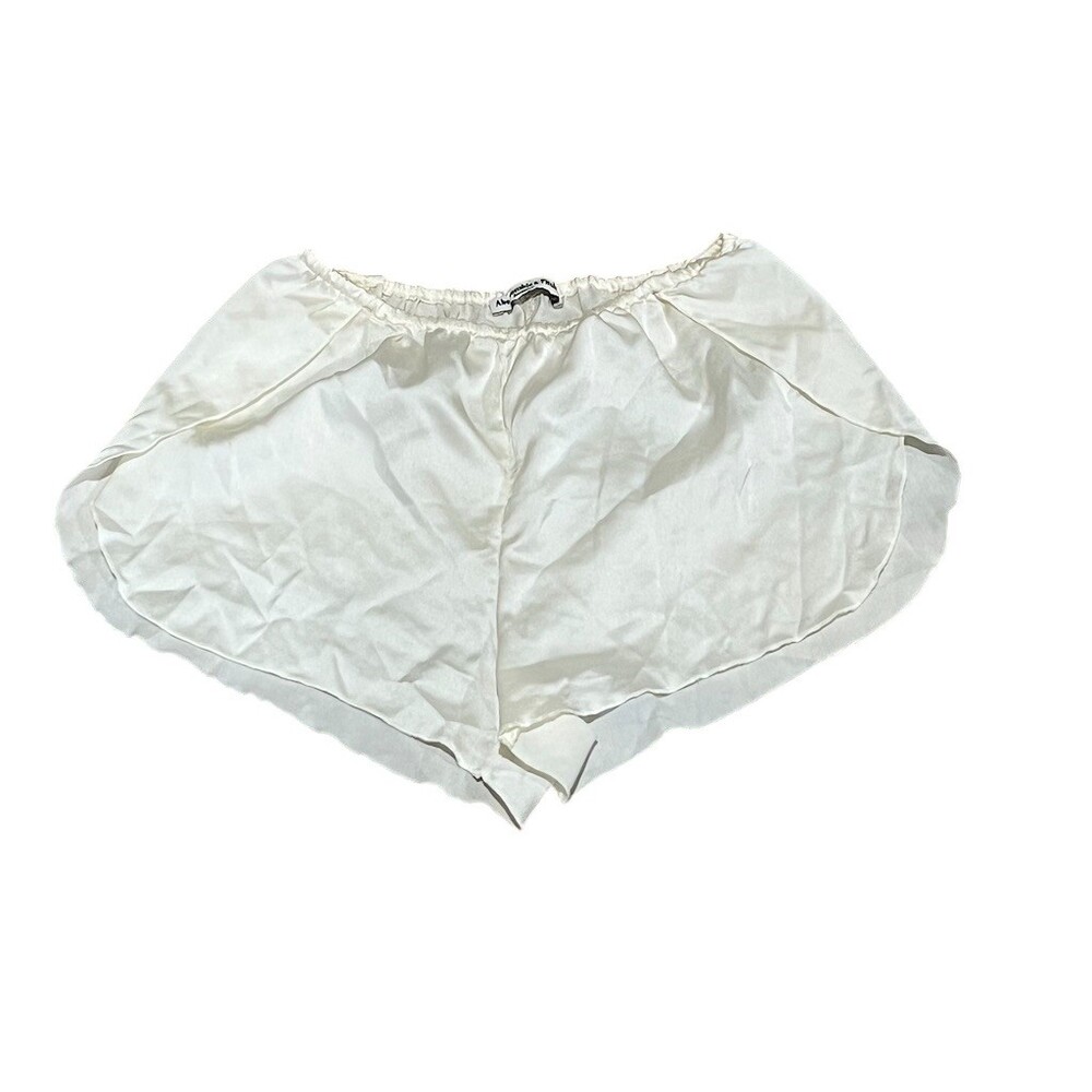 Abercrombie & Fitch Sleep Shorts Womens XS White Elastic Waist Lounge